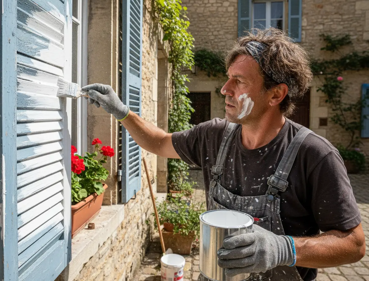 Comment repeindre des volets en bois déjà peints : guide étape par étape