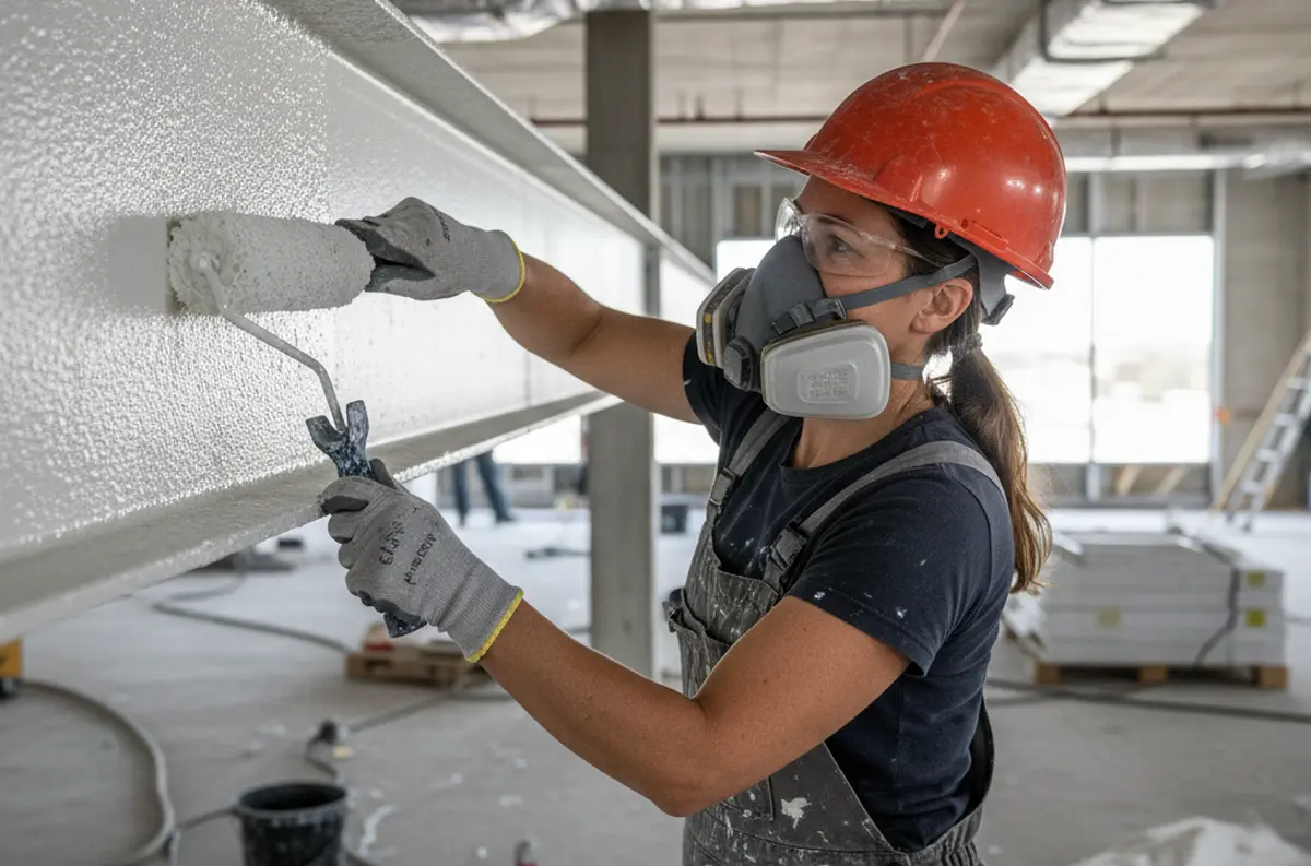 Peinture intumescente mécanisme, applications et choix pour protéger structures acier et bois