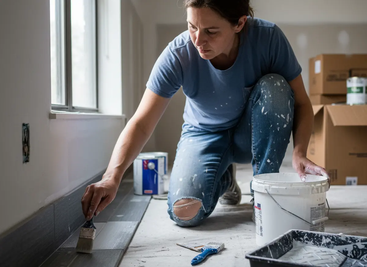 Quelle peinture pour plinthes en carrelage