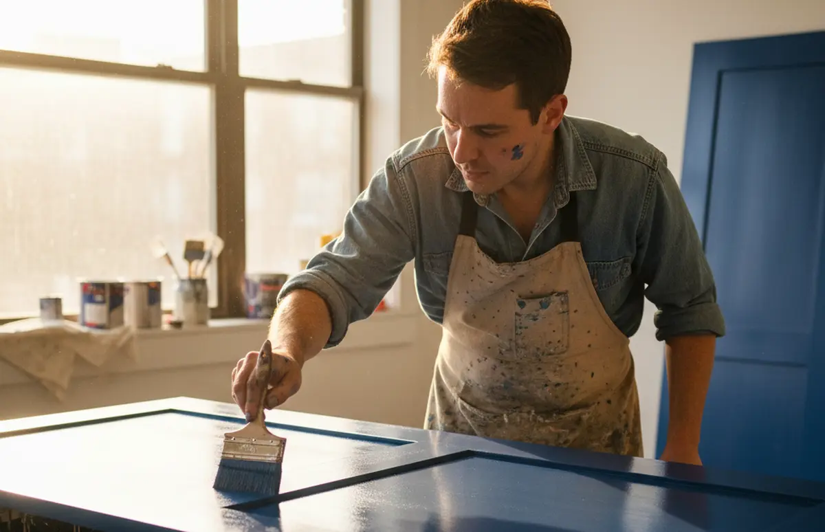 Quelle peinture pour porte de placard coulissante le guide pour choisir et appliquer correctement