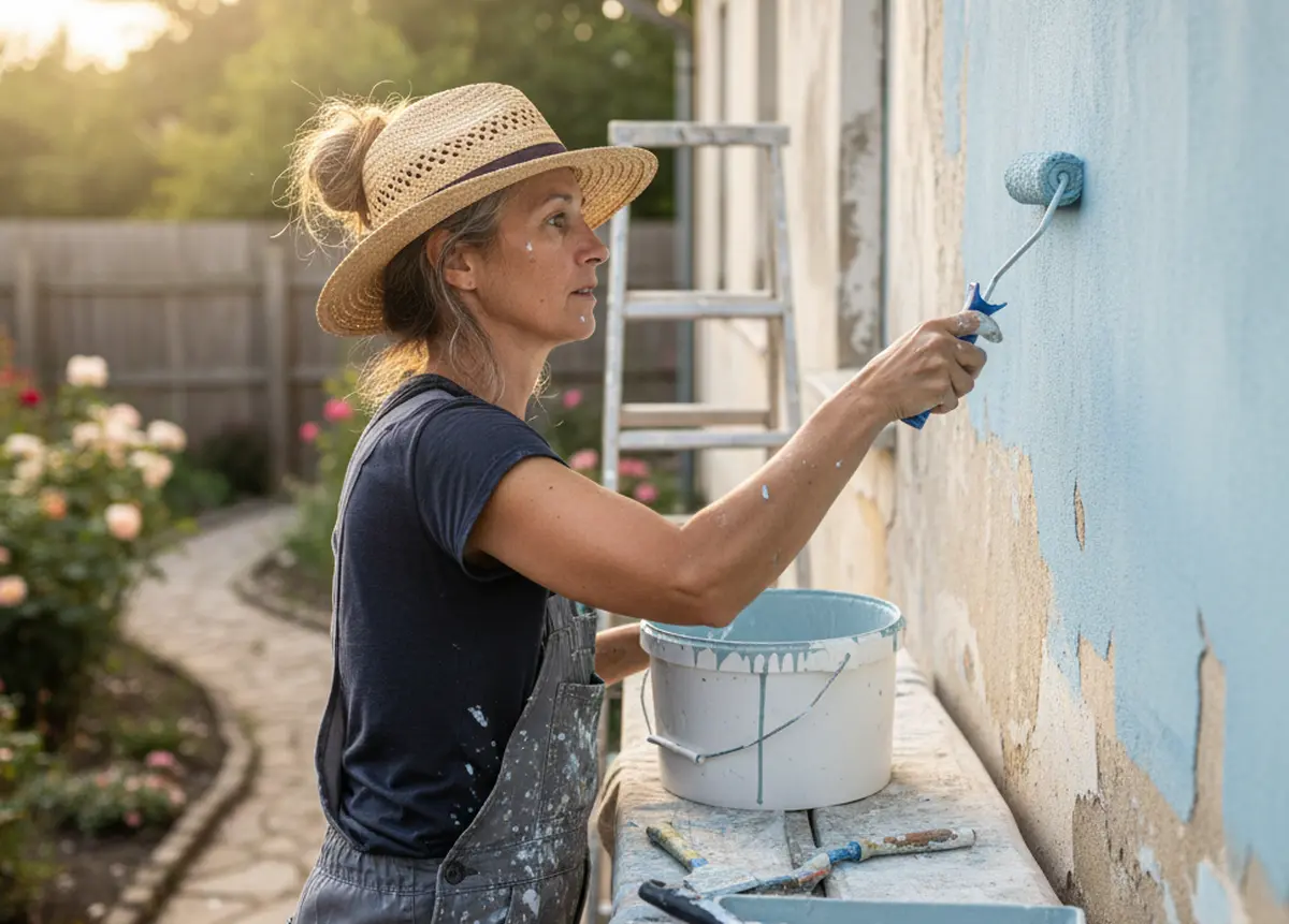 Repeindre sa façade de maison soi-même