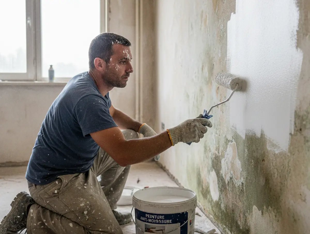 Sous-couche anti humidité et moisissures : la base indispensable pour des murs sains