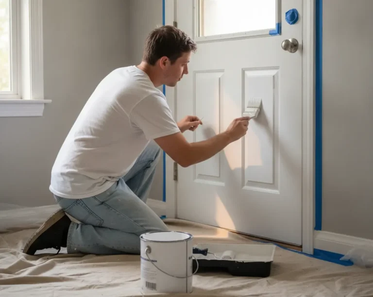 Comment peindre une porte intérieure étape par étape : guide pratique