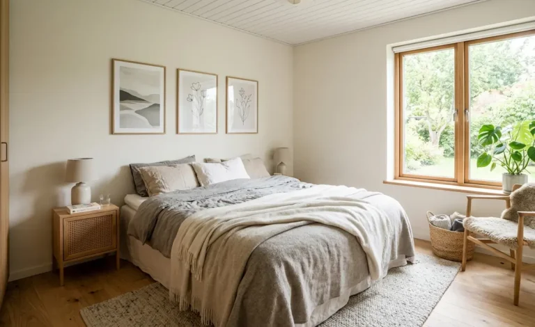 Chambre peinture scandinave : palettes de couleurs et astuces concrètes pour un résultat lumineux